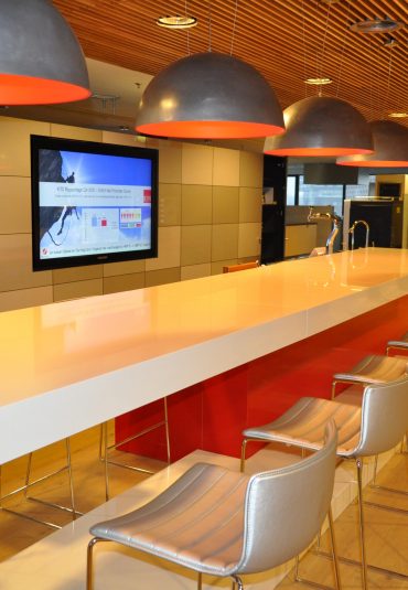 AVEX provided audiovisual equipment for IGandH’s Triple Q office