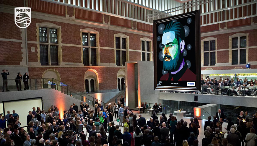 Licht kunst in Rijksmuseum