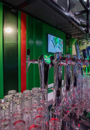 Brand experience in revamped meeting area at HEINEKEN