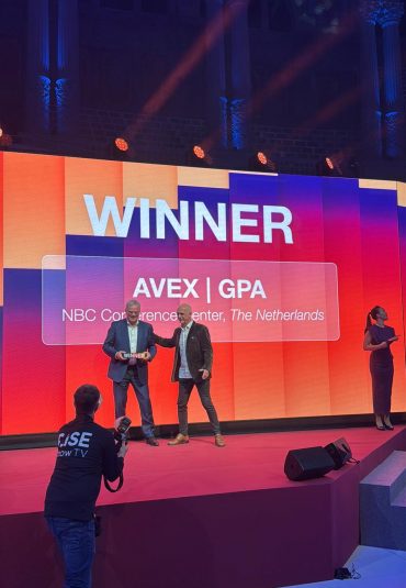 AVEX wint internationale Inavation Award 2025 voor project NBC Congrescentrum!